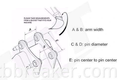 Hydraulic Breaker Installation Size